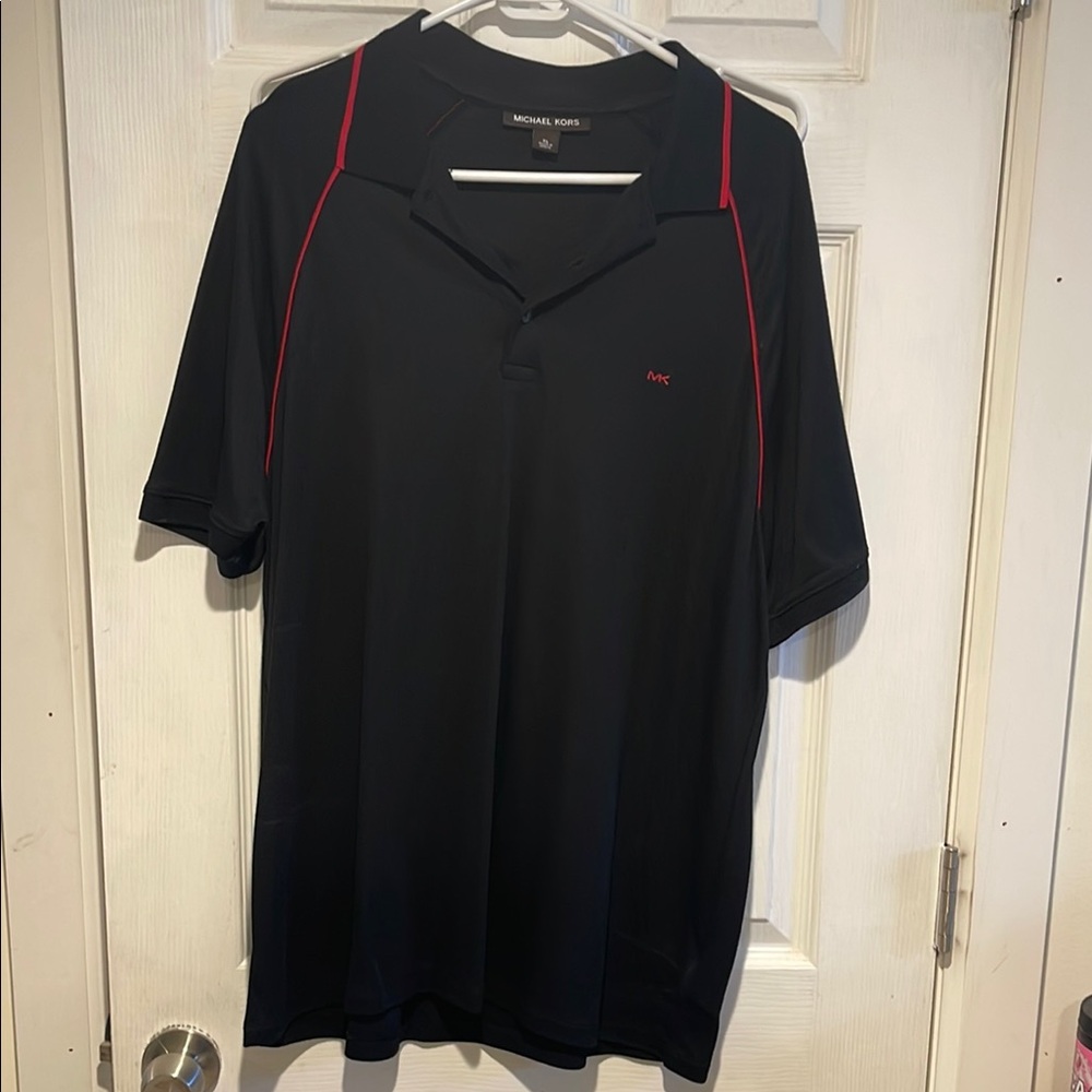 Michael Kors Black Polo Shirt